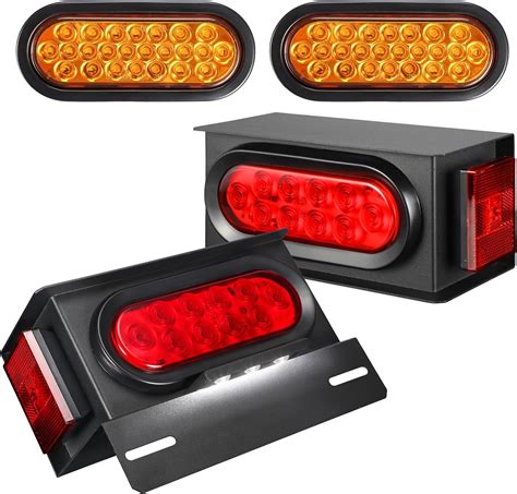 steel brake and reverse light housing box|Amazon.com: Partsam 2Pcs Steel Trailer Lights .